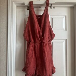 BP One Piece Romper - Rustic Red